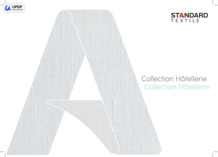 Couverture, Collection Hôtellerie 2025, Standard Textile